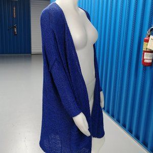 Addition Elle Blue Knit Cardigan